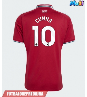 Lacne Muži Futbalové dres Manchester United Matheus Cunha #10 2026-27 Krátky Rukáv - Domáci